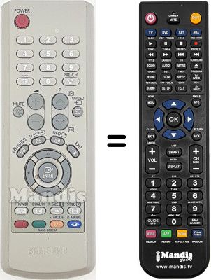 Comandos à distância equivalente Samsung AA59-00328A