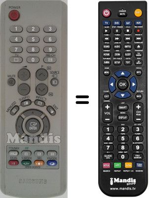 Comandos à distância equivalente Samsung BN59-00457A