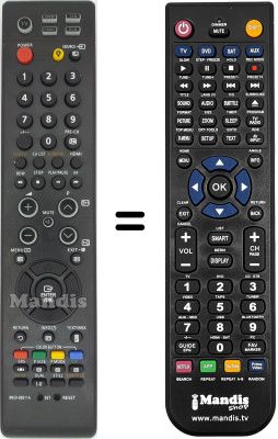 Comandos à distância equivalente Samsung RM674