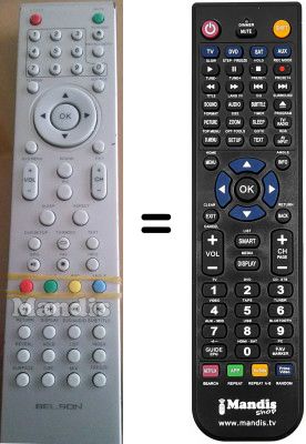Comandos à distância equivalente BSV26188 V02