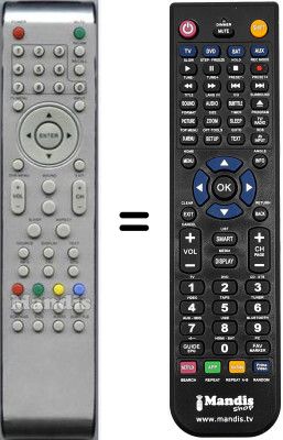 Comandos à distância equivalente Belson BSV1989