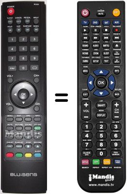 Comandos à distância equivalente Blusens M99MCIRST2B19PSP-1101595