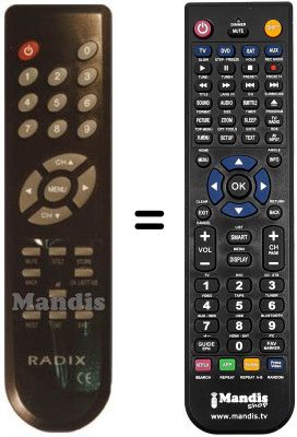 Comandos &agrave; dist&acirc;ncia equivalente REMCON1039