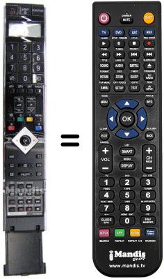 Comandos à distância equivalente Samsung GA718WJSA