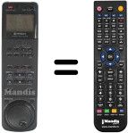 Comandos &agrave; dist&acirc;ncia equivalente Hitachi 5615141