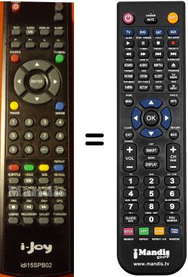 Comandos &agrave; dist&acirc;ncia equivalente i-Joy IDI15SPB02