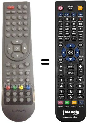 Comandos à distância equivalente LAVA SUP7936