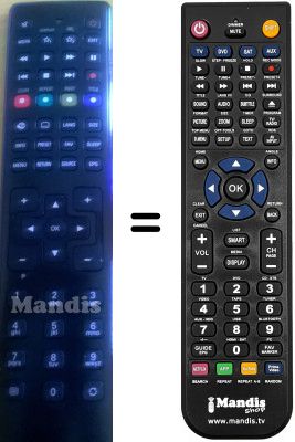 Comandos &agrave; dist&acirc;ncia equivalente Medion P17103