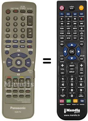 Comandos à distância equivalente N2QAKB000022