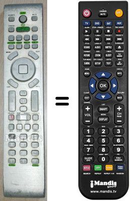 Comandos &agrave; dist&acirc;ncia equivalente NK-PD42XF