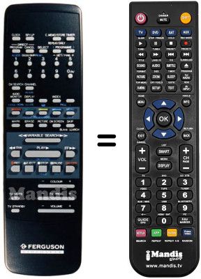 Comandos &agrave; dist&acirc;ncia equivalente Thorn FV57H
