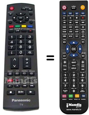 Comandos à distância equivalente N2QAYB000223