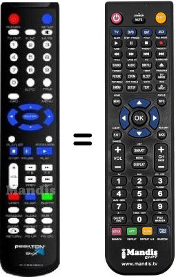 Comandos à distância equivalente PEEKTON PEEKBOX3