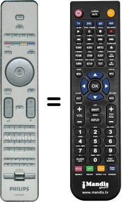 Comandos à distância equivalente Philips 42PFL9900D / 10