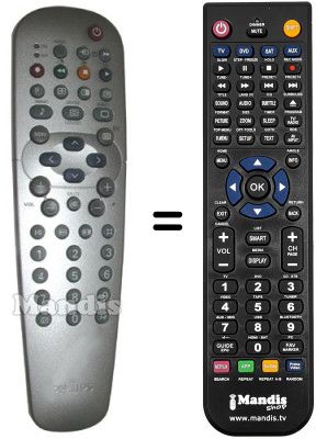 Comandos à distância equivalente RC19042011-01