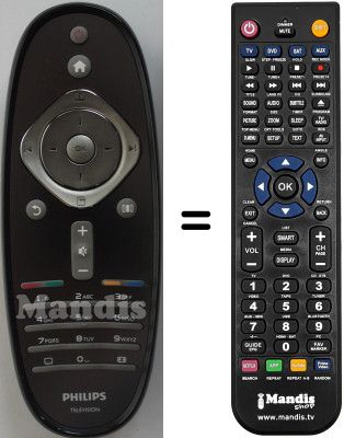 Comandos à distância equivalente Philips 32PFL6505H / 12