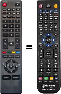 Comandos &agrave; dist&acirc;ncia equivalente Q.BELL QT3010D20