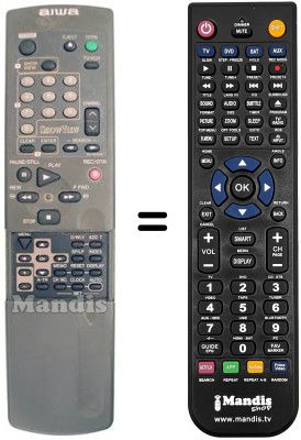 Comandos à distância equivalente RC-6VR08