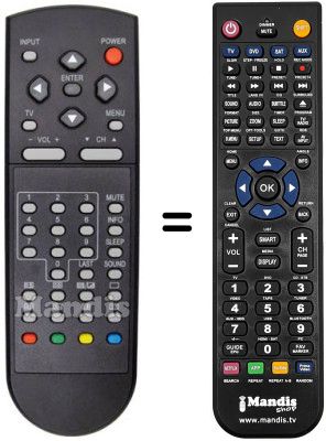 Comandos &agrave; dist&acirc;ncia equivalente Q.BELL QB.22F4WLT