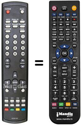 Comandos &agrave; dist&acirc;ncia equivalente Q.BELL QB.32F-T