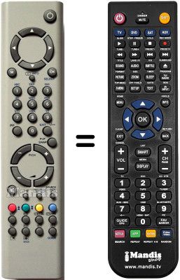 Comandos à distância equivalente Technical LCD 3718HDTB