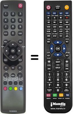 Comandos à distância equivalente Thomson 40 FA 3203 Comandos à distância equivalente Thomson 40 FA 3203