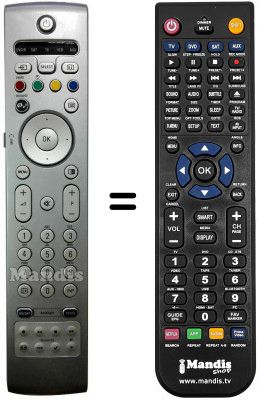 Comandos à distância equivalente Philips 32PF9730 / 10