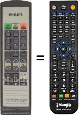 Comandos à distância equivalente RC5410
