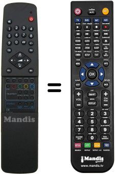 Comandos à distância equivalente RC647340