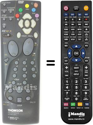 Comandos à distância equivalente RCT443MN1