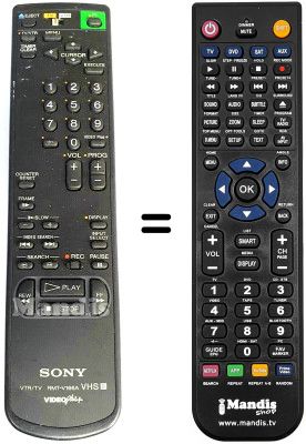 Comandos à distância equivalente Philips RMT-V166A