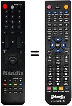 Comandos &agrave; dist&acirc;ncia equivalente Sandstrom S40LDIB10E