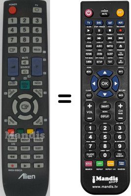 Comandos à distância equivalente BN59-00862A