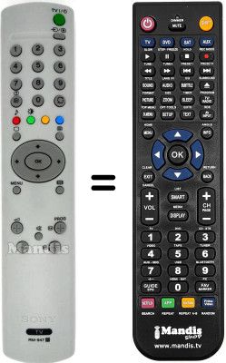 Comandos à distância equivalente Sony KV-29CL11B