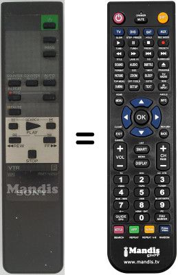 Comandos à distância equivalente RMT-V252