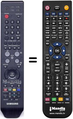 Comandos à distância equivalente BN59-00539A