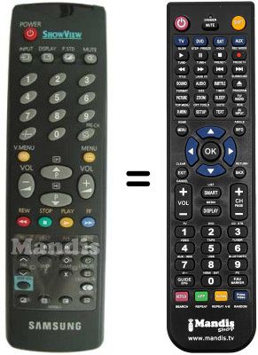 Comandos à distância equivalente Samsung AA59-00006A