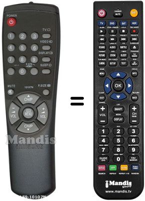 Comandos à distância equivalente Samsung AA59-10107N