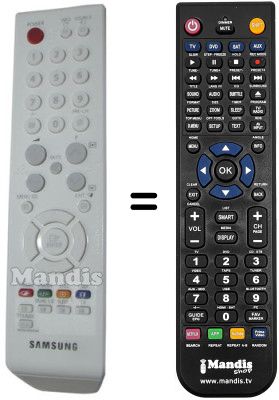 Comandos à distância equivalente Samsung BN59-00589A
