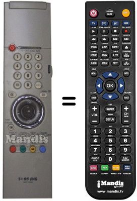 Comandos &agrave; dist&acirc;ncia equivalente Samsung MD5900340A