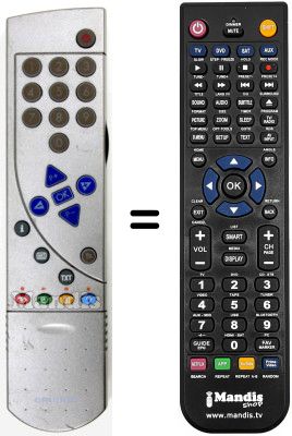 Comandos à distância equivalente Goodmans TP 910 C