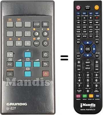 Comandos à distância equivalente Grundig T55440 EURO