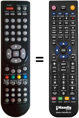 Comandos &agrave; dist&acirc;ncia equivalente United LED16X11