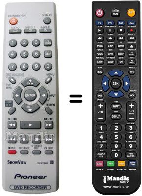 Comandos à distância equivalente VXX2983