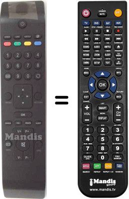 Comandos &agrave; dist&acirc;ncia equivalente Schaub Lorenz 22LE5010C