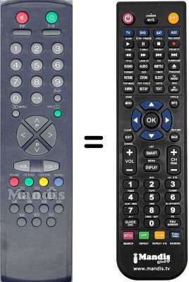 Comandos &agrave; dist&acirc;ncia equivalente RC2040