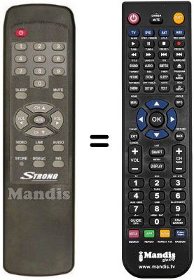 Comandos à distância equivalente Strong 520LT