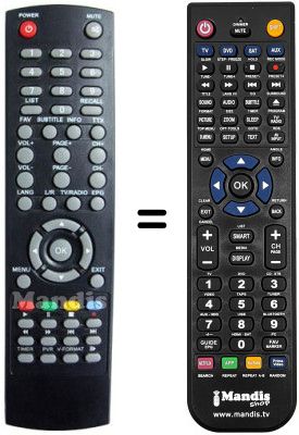 Comandos à distância equivalente DICRA REMCON884