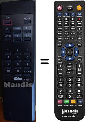 Comandos &agrave; dist&acirc;ncia equivalente RC5817