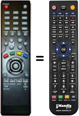 Comandos &agrave; dist&acirc;ncia equivalente Head SD3700